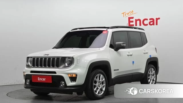 Jeep Renegade 2021 Белый из Кореи
