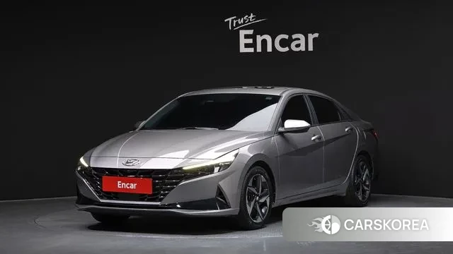 Hyundai Avante Hybrid (CN7) 2021 Серебряный из Кореи