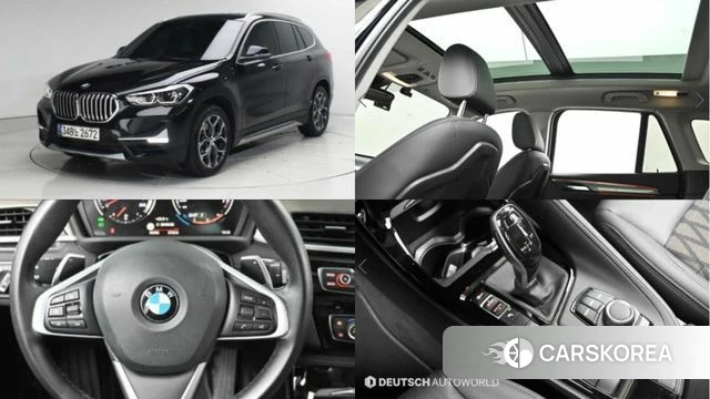 BMW X1 (F48) 2021 Черный из Кореи