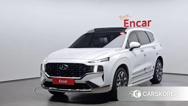 Hyundai The New Santa Fe 2021 Белый из Кореи