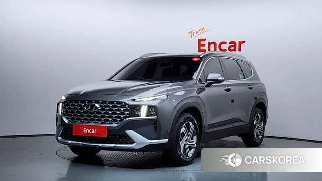 Hyundai The New Santa Fe 2021 Серый из Кореи