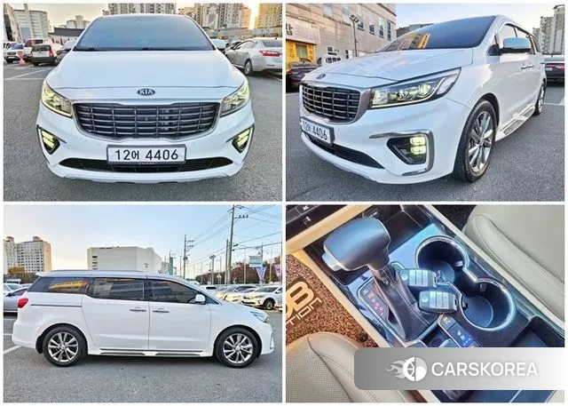 Kia The New Carnival 2018 Белый из Кореи