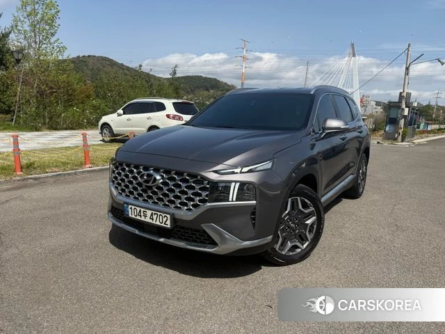 Hyundai The New Santa Fe 2021 Серый из Кореи