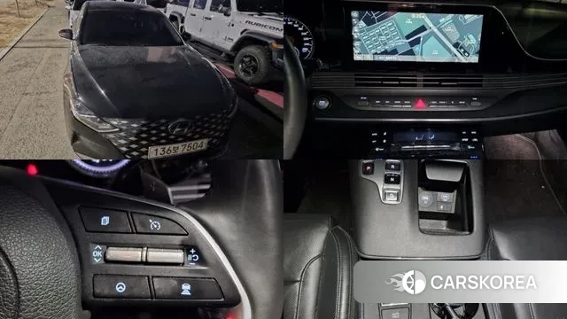 Hyundai The New Grandeur IG Hybrid 2021 Черный из Кореи