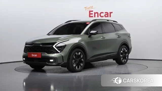 Kia Sportage 5th Generation 2021 Светло-зеленый из Кореи