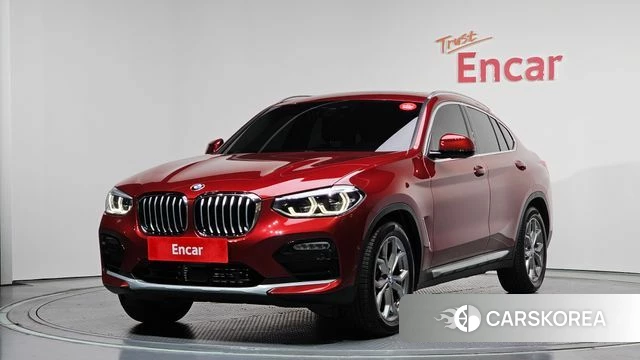 BMW X4 (G02) 2019 Красный из Кореи