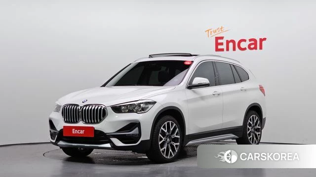 BMW X1 (F48) 2022 Белый из Кореи