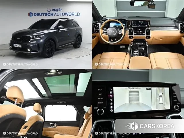 Kia Sorento 4th Generation 2021 Серый из Кореи