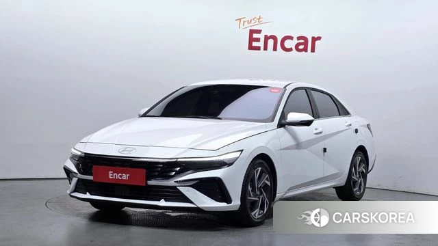 Hyundai The New Avante (CN7) 2024 Белый из Кореи