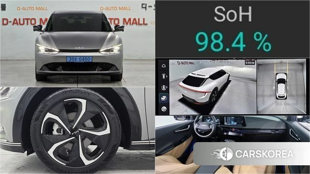 Kia EV6 2022 Серый из Кореи