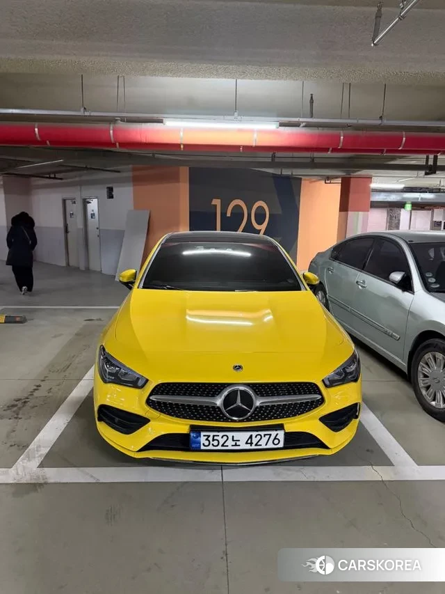 Mercedes-Benz CLA-Class C118 2023 Желтый из Кореи