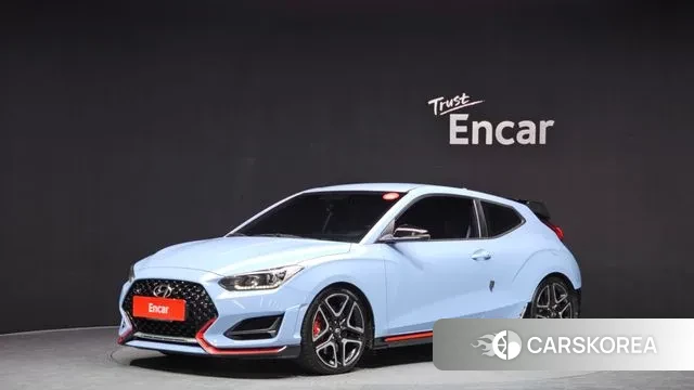 Hyundai Veloster (JS) 2018 Небесно-голубой из Кореи