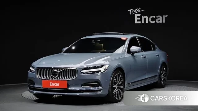 Volvo S90 2023 Небесно-голубой из Кореи