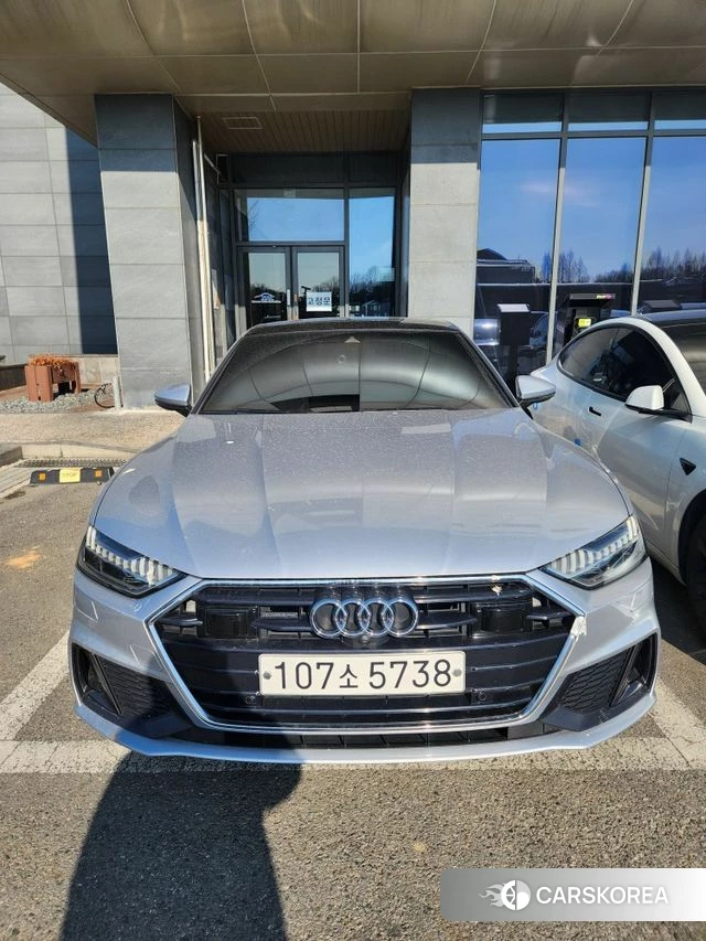 Audi A7 (4K) 2020 Серебряный из Кореи