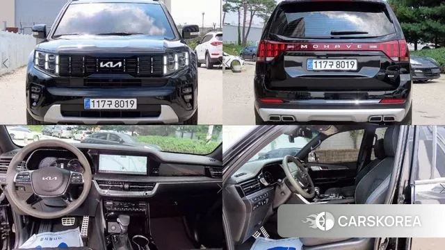 Kia Mohave Master 2023 Черный из Кореи