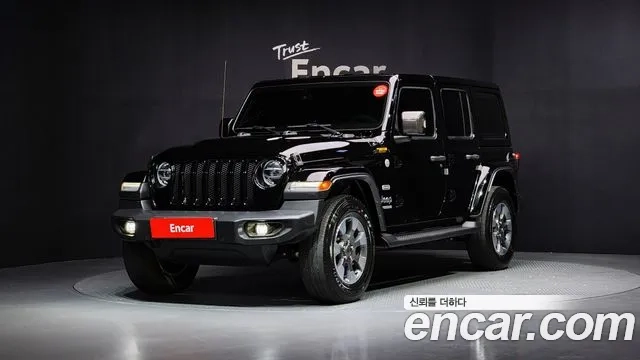 Jeep Wrangler (JL) 2021 Черный из Кореи