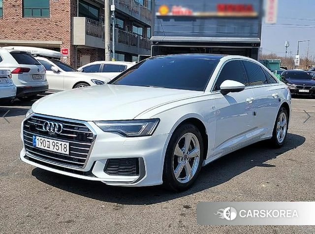 Audi A6 (C8) 2021 Белый из Кореи