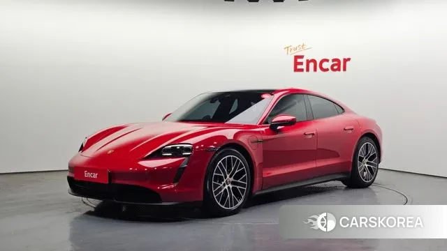 Porsche Taycan 2023 Красный из Кореи