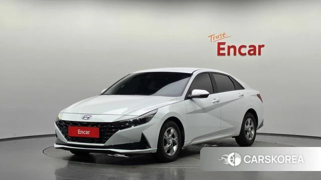 Hyundai Avante (CN7) 2020 Белый из Кореи