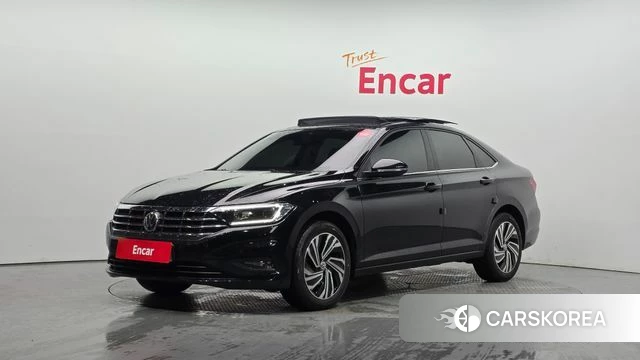 Volkswagen 7th Generation of Jetta 2021 Черный из Кореи