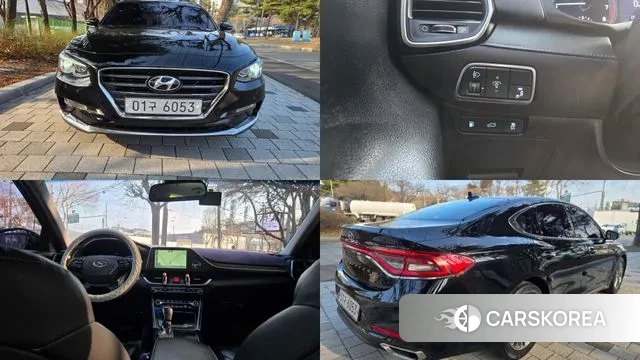 Hyundai Grandeur IG 2018 Черный из Кореи