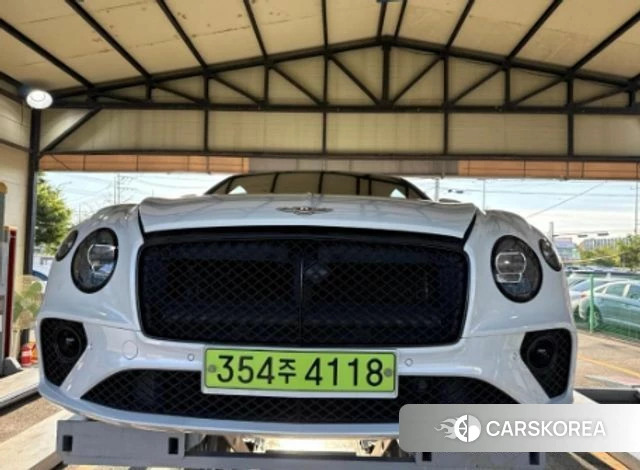 Bentley Continental GT 3rd Generation 2019 Белый из Кореи