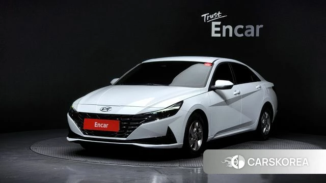 Hyundai Avante (CN7) 2022 Белый из Кореи