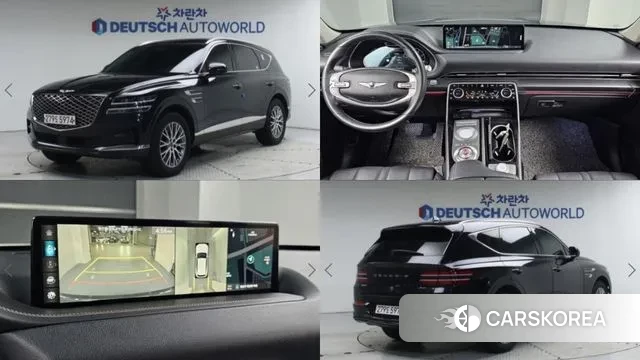 Genesis GV80 2021 Черный из Кореи