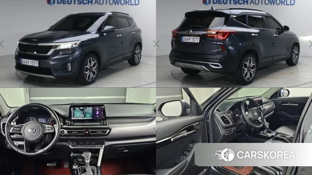 Kia Seltos 2020 Серый из Кореи