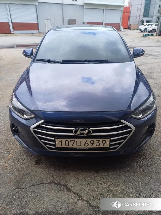 Hyundai Avante AD 2018 Синий из Кореи