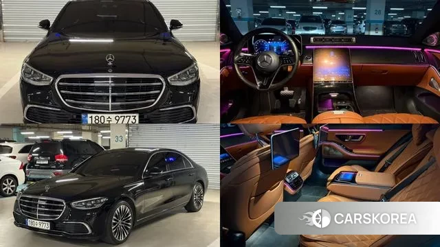 Mercedes-Benz S-Class W223 2022 Черный из Кореи