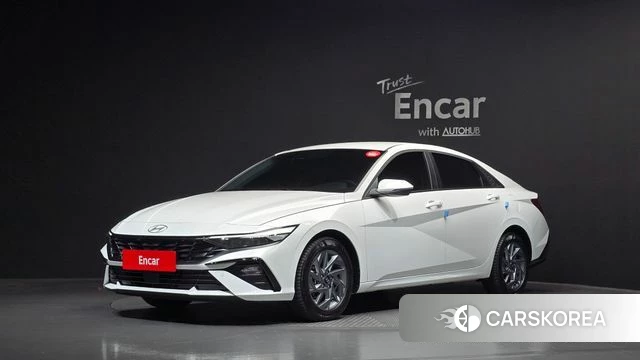 Hyundai The New Avante (CN7) 2025 Белый из Кореи