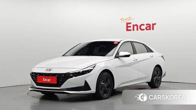 Hyundai Avante (CN7) 2020 Белый из Кореи