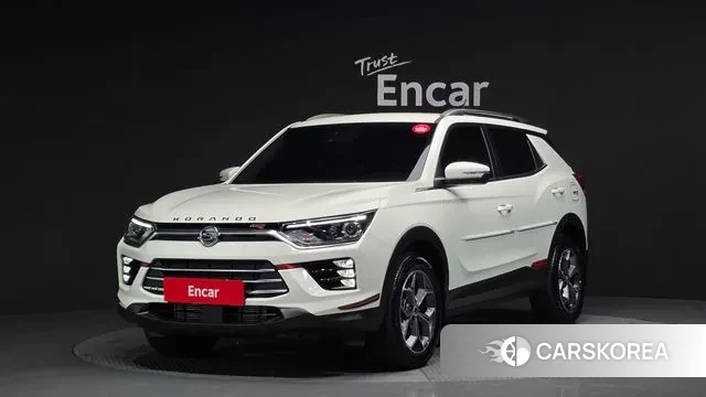Ssangyong Beautiful Korando 2021 Белый из Кореи