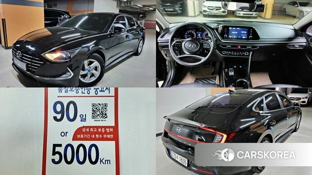 Hyundai Sonata (DN8) 2019 Черный из Кореи