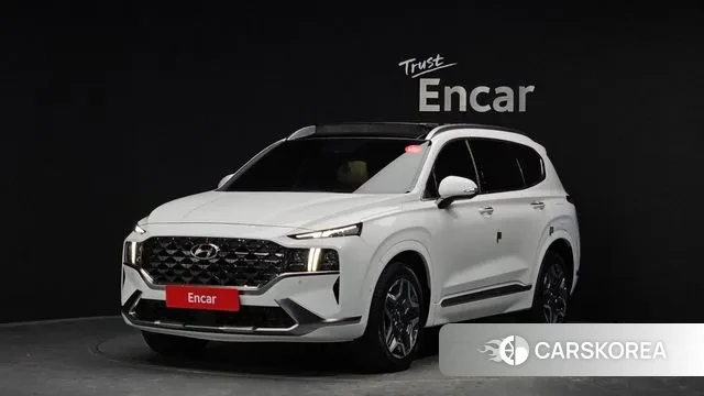 Hyundai The New Santa Fe 2022 Белый из Кореи
