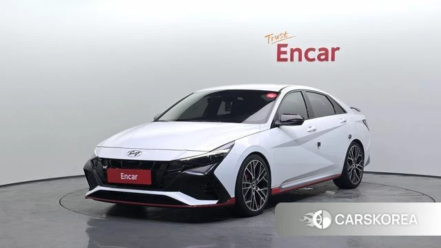 Hyundai Avante (CN7) 2022 Белый из Кореи