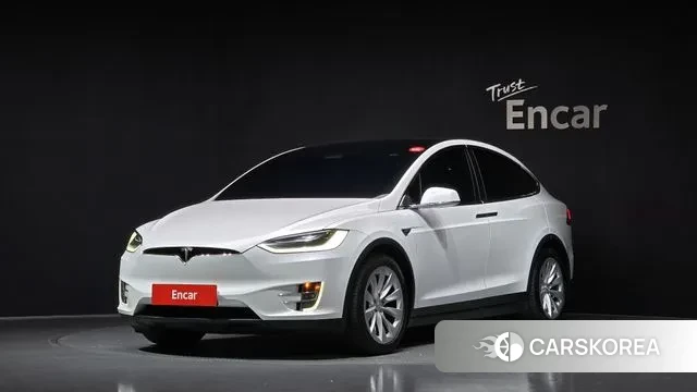 Tesla Model X 2018 Белый из Кореи