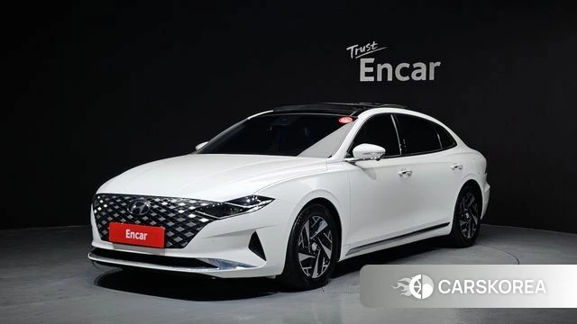 Hyundai The New Grandeur IG Hybrid 2021 Белый из Кореи