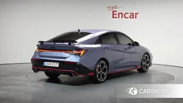 Hyundai The New Avante (CN7) 2024 Светло-серебряный цвет из Кореи