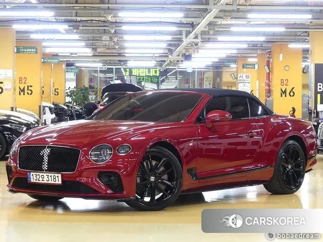 Bentley Continental GT 3rd Generation 2020 Красный из Кореи