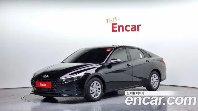 Hyundai Avante (CN7) 2022 Черный из Кореи