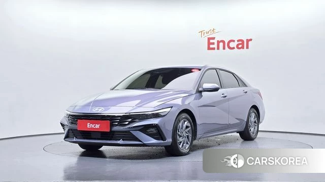 Hyundai The New Avante (CN7) 2025 Светло-серебряный цвет из Кореи