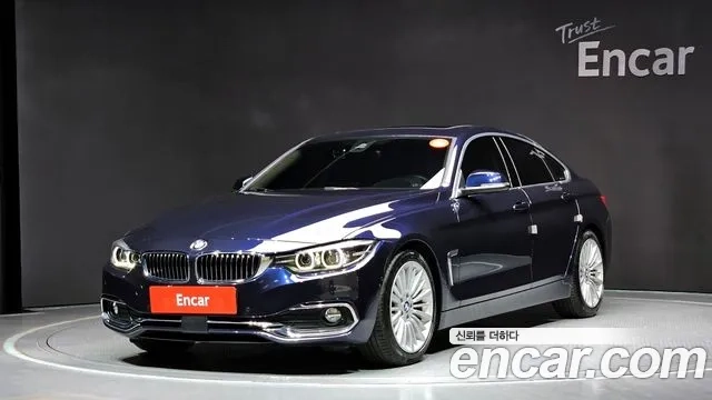 BMW 4 Series (F32) 2020 Синий из Кореи