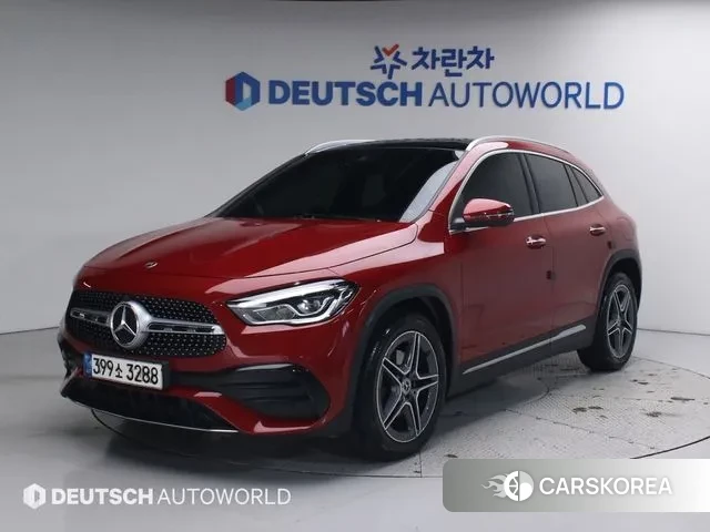 Mercedes-Benz GLA - Class H247 2020 Красный из Кореи