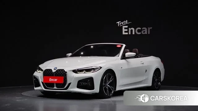 BMW 4 Series (G22) 2021 Белый из Кореи