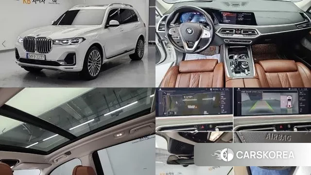 BMW X7 (G07) 2022 Белый из Кореи