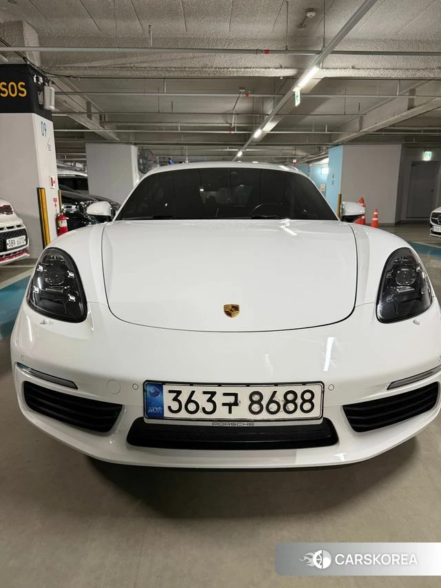 Porsche 718 Cayman 2020 Белый из Кореи