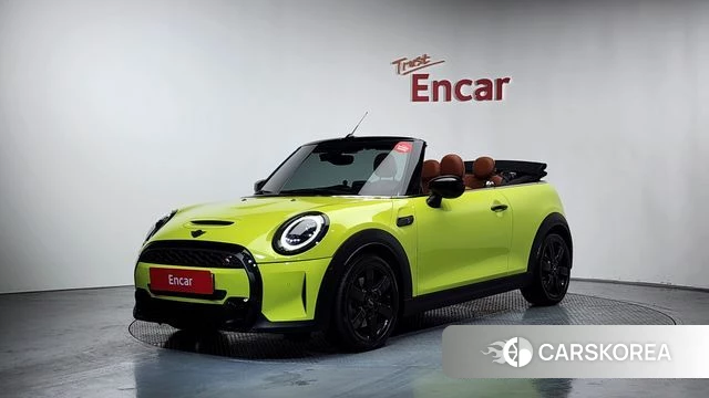 Mini Cooper S Convertible 2021 Светло-зеленый из Кореи