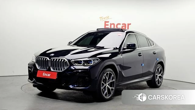 BMW X6 (G06) 2022 Синий из Кореи